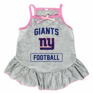 New York Giants NFL Gray Dog Dress