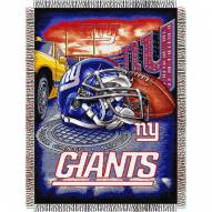 New York Giants NFL Woven Tapestry Throw