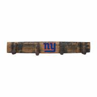 New York Giants Oak Coat Rack