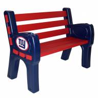 New York Giants Park Bench