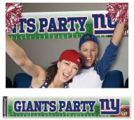 New York Giants Party Banner