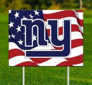 New York Giants Patriotic Yard Sign