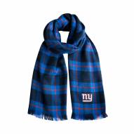 New York Giants Plaid Blanket Scarf