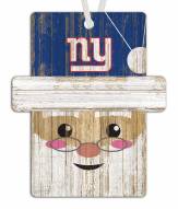 New York Giants Santa Ornament