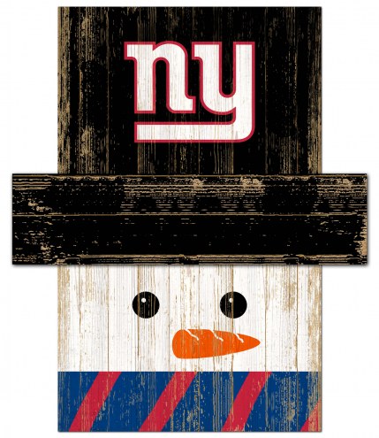 New York Giants Snowman Head Sign