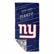 New York Giants Splitter Beach Towel