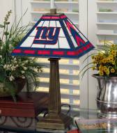 New York Giants Stained Glass Mission Table Lamp