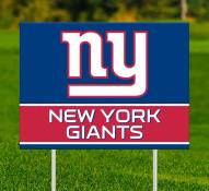 New York Giants Team Name Yard Sign
