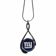 New York Giants Tear Drop Necklace