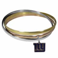 New York Giants Tri-color Bangle Bracelet