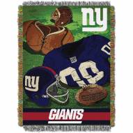 New York Giants Vintage Woven Tapestry Throw Blanket