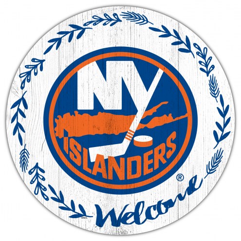 New York Islanders 12&quot; Welcome Circle Sign
