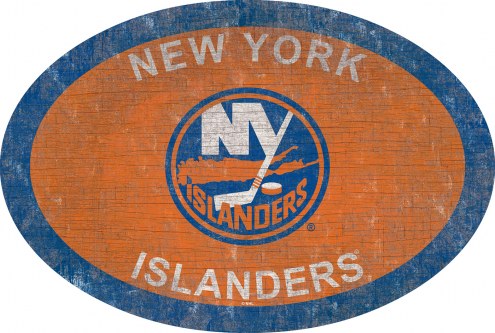 New York Islanders 46&quot; Team Color Oval Sign