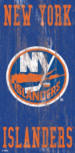 New York Islanders 6&quot; x 12&quot; Heritage Logo Sign