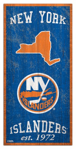 New York Islanders 6&quot; x 12&quot; Heritage Sign