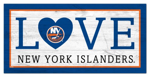 New York Islanders 6&quot; x 12&quot; Love Sign
