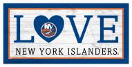 New York Islanders 6" x 12" Love Sign