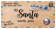 New York Islanders 6" x 12" To Santa Sign