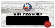 New York Islanders 6" x 12" Wifi Password Sign
