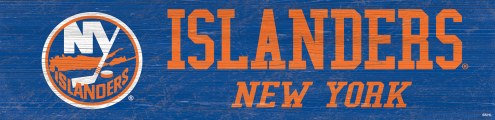New York Islanders 6&quot; x 24&quot; Team Name Sign