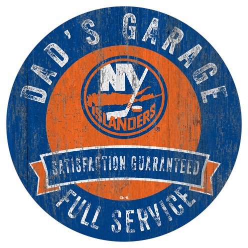 New York Islanders Dad's Garage Sign