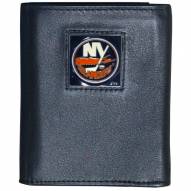 New York Islanders Deluxe Leather Tri-fold Wallet in Gift Box
