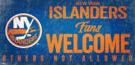 New York Islanders Fans Welcome Sign