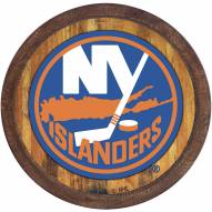 New York Islanders "Faux" Barrel Top Sign