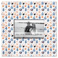 New York Islanders Floral Pattern 10" x 10" Picture Frame