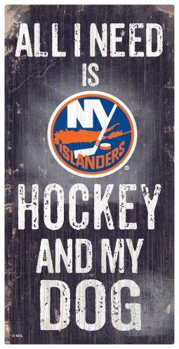 New York Islanders Hockey & My Dog Sign