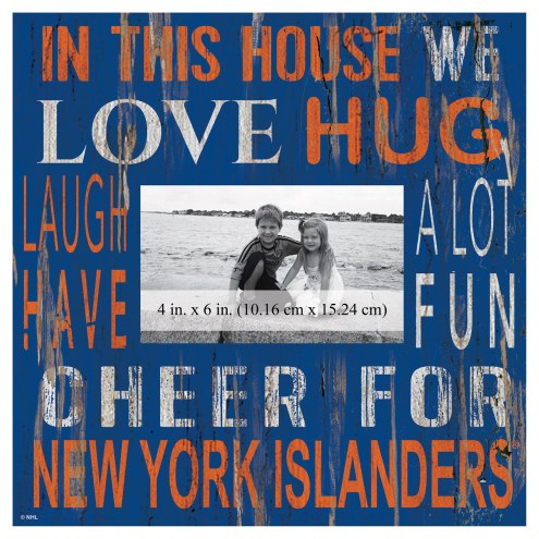 New York Islanders In This House 10&quot; x 10&quot; Picture Frame