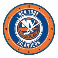 New York Islanders Modern Disc Wall Clock
