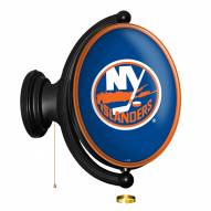 New York Islanders Oval Rotating Lighted Wall Sign