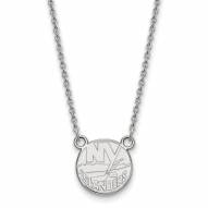 New York Islanders Sterling Silver Small Pendant Necklace