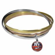 New York Islanders Tri-color Bangle Bracelet