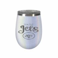 New York Jets 10 oz. Opal Blush Wine Tumbler