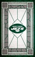New York Jets 11" x 19" Stained Glass Sign