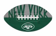 New York Jets 12" Football Cutout Sign