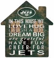 New York Jets 12" House Sign