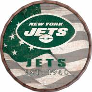 New York Jets 16" Flag Barrel Top