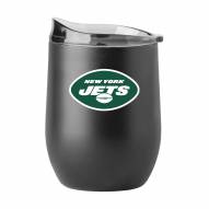 New York Jets 16 oz. Swagger Powder Coat Curved Beverage Glass