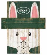 New York Jets 19" x 16" Easter Bunny Head
