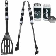 New York Jets 2 Piece BBQ Set with Tailgate Salt & Pepper Shakers