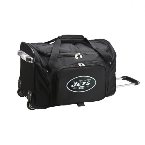 New York Jets 22&quot; Rolling Duffle Bag