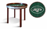 New York Jets 24" Barrel Top Side Table