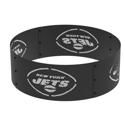 New York Jets 36&quot; Round Steel Fire Ring