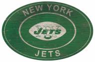 New York Jets 46" Heritage Logo Oval Sign