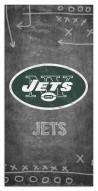 New York Jets 6" x 12" Chalk Playbook Sign