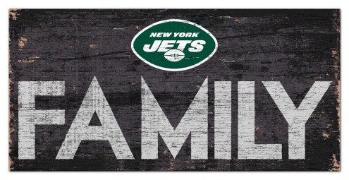 New York Jets 6&quot; x 12&quot; Family Sign