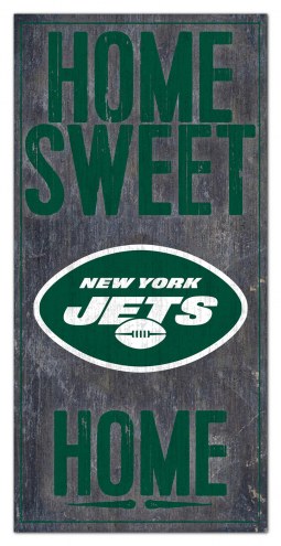 New York Jets 6&quot; x 12&quot; Home Sweet Home Sign